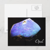 鉱物及び宝石# 76 ポストカード (正面/裏面)