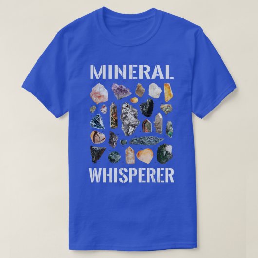 鉱物泡沫地質鉱物岩石学 Tシャツ (デザイン正面)