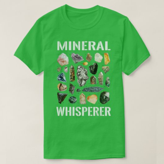 鉱物泡沫地質鉱物岩石学 Tシャツ (デザイン正面)