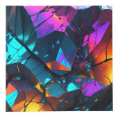 鉱物白熱［赤熱］光を放つ岩層 フォトキューブ (右)