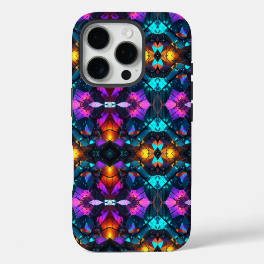 鉱物白熱［赤熱］光を放つ岩層 Case-Mate iPhoneケース (裏面)