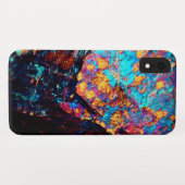 鉱物黄銅鉱カラフル石 Case-Mate iPhoneケース (裏面(横))