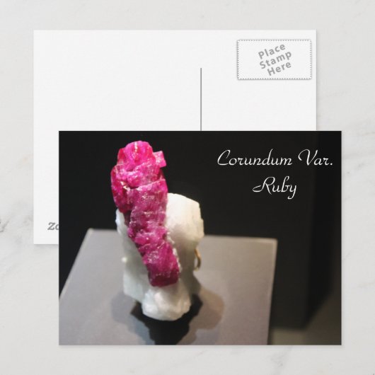 鉱物・宝石# 163 ポストカード (正面/裏面)
