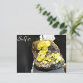 鉱物・宝石# 49 ポストカード (スタンド正面)