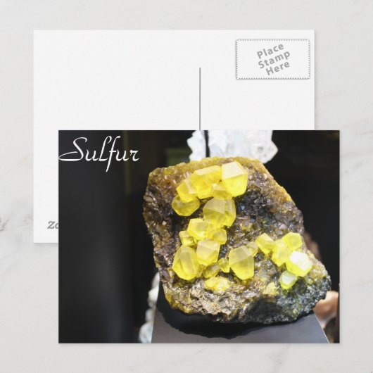 鉱物・宝石# 49 ポストカード (正面/裏面)
