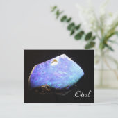 鉱物・宝石# 51 ポストカード (スタンド正面)