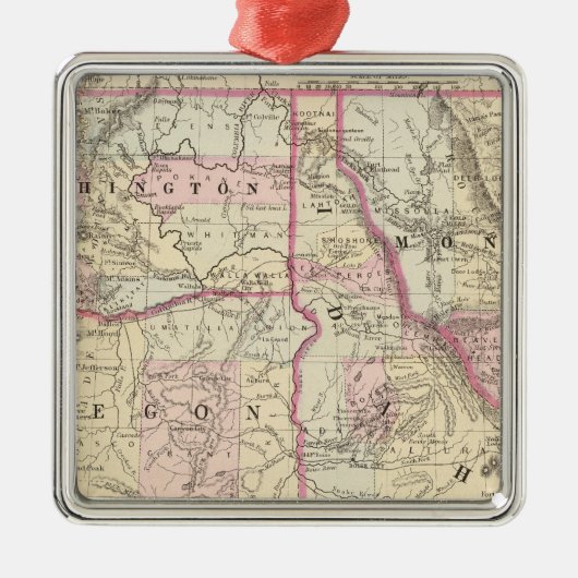 鉱石、洗浄、Ida、Mont メタルオーナメント (正面)