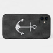 銀いかりオン炭素繊維 Case-Mate iPhoneケース (裏面(横))