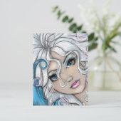 "銀およびサファイア"の郵便はがき ポストカード (スタンド正面)