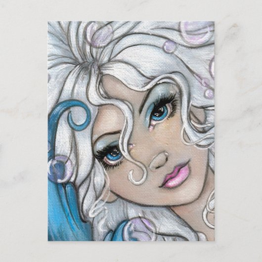 "銀およびサファイア"の郵便はがき ポストカード (正面)