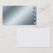 銀およびダイヤモンドの名刺のデザイン 名刺 (正面/裏面)