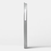 銀およびピンクのステンレス鋼メタル Case-Mate iPhoneケース (裏面 / 左)