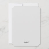 銀および金ゴールドの写真の休日カード シーズンカード (裏面)