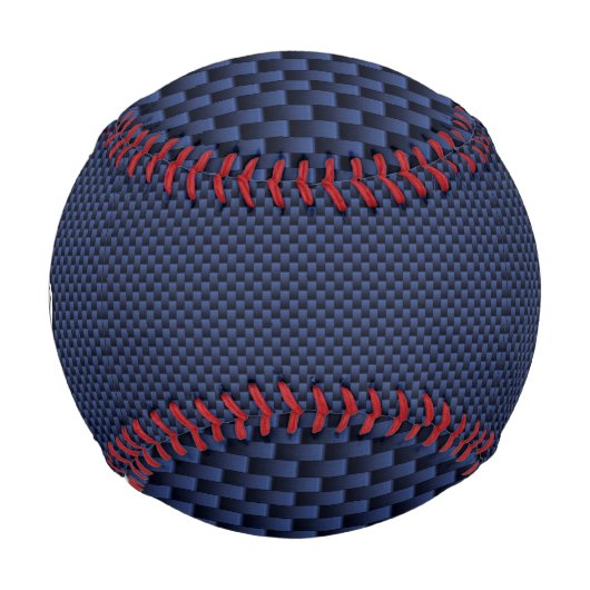 銀がん〔占星術の〕十二宮図シンボルネイビー炭素繊維 野球ボール (正面)