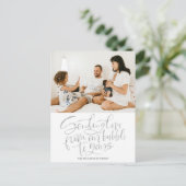 銀がバブルからあなたの写真に愛を送る シーズンポストカード (スタンド正面)