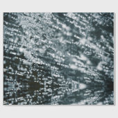 銀が氷の泡凍っていをキラキラと輝く ラッピングペーパー (フラット)