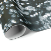 銀が氷の泡凍っていをキラキラと輝く ラッピングペーパー (ロールコーナー)