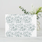 銀が白い液体の池に滴る サンキューカード (スタンド正面)