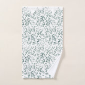 銀が白い液体の池に滴る バスタオルセット (ハンドタオル)