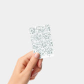 銀が白い液体の池に滴る バッジ (手持ち)