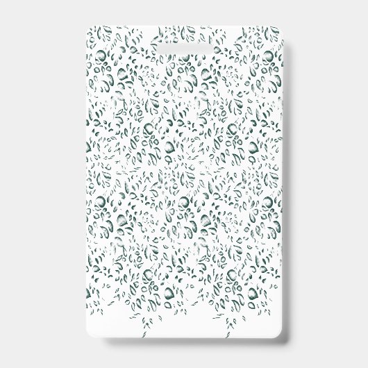 銀が白い液体の池に滴る バッジ (正面)