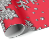 銀きらめくグリッター ラッピングペーパー (ロールコーナー)