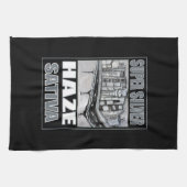 銀すごい煙症 キッチンタオル (横)