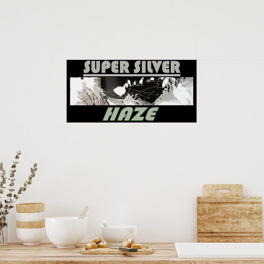 銀すごい煙霧 ポスター (キッチン)