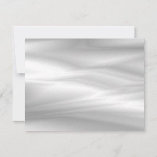 銀とエレガント金ゴールドは花嫁の提案を行う 招待状 (裏面)