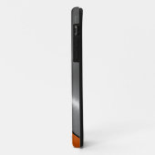 銀とオレンジのステンレス鋼メタル3 Case-Mate iPhoneケース (裏面/左)