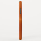 銀とオレンジのステンレス鋼メタル Case-Mate iPhoneケース (裏面/右)