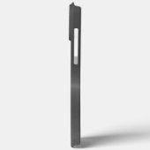 銀とオレンジのステンレス鋼メタル Case-Mate iPhoneケース (裏面 / 左)