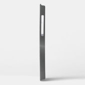 銀とオレンジのステンレス鋼メタル Case-Mate iPhoneケース (裏面 / 左)