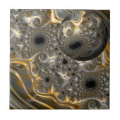 銀とセラミックのタイルの球形の金ゴールドバレエ タイル (正面)