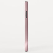 銀とピンクのステンレス鋼メタル Case-Mate iPhoneケース (裏面/右)