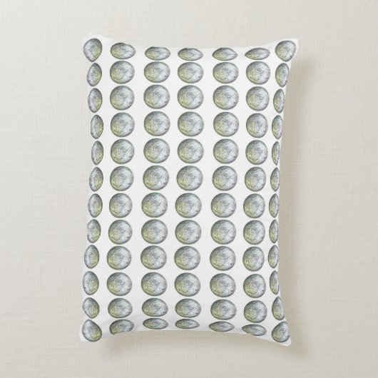 銀と白のアクセント枕 アクセントクッション (裏面(縦))