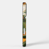 銀と紫の渦巻き Case-Mate iPhoneケース (裏面 / 右)