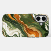 銀と紫の渦巻き Case-Mate iPhoneケース (裏面 (横))