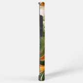 銀と紫の渦巻き SAMSUNG GALAXYケース (右側面)