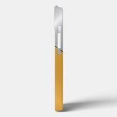 銀と金ゴールドステンレスシャイニーメタルルックケースマ Case-Mate iPhoneケース (裏面 / 左)