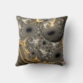 銀と金ゴールド装飾用クッションの球形バレエ クッション (裏面)