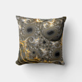 銀と金ゴールド装飾用クッションの球形バレエ クッション (正面)