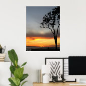 銀と金ゴールド ポスター (ホームオフィス)