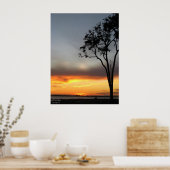 銀と金ゴールド ポスター (キッチン)