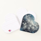 銀と青の雪片の冬 ノートブック (内部)