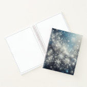 銀と青の雪片の冬 ノートブック (内部)