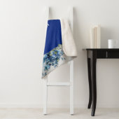 銀と青 シェルパブランケット (インサイチュ)