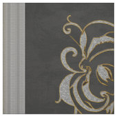 銀と黒の優雅さ。 ファブリック (見本)