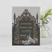 銀と黒の優雅さ。 招待状 (スタンド正面)