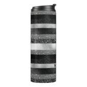 銀と黒の輝き タンブラー (回転左)